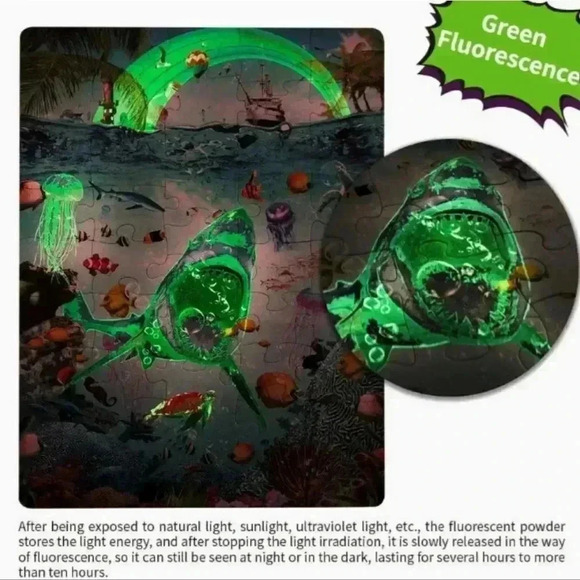 Educational marine puzzle. 46 piece. Ages 3+. New with tags. - Picture 3 of 4